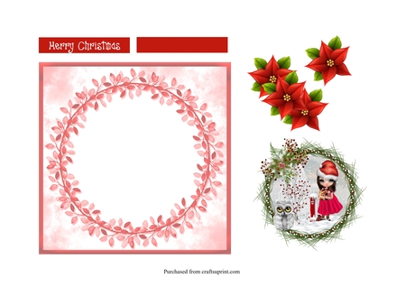 The christmas little owl set by Beverley Hazelgrave