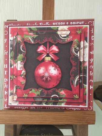 Raging Red Bauble Mini Kit by Beverley Hazelgrave