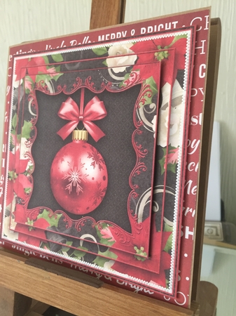 Raging Red Bauble Mini Kit by Beverley Hazelgrave
