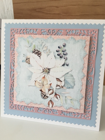 A Beautiful Winter - 10 6x6 Card Fronts, 2 Inserts, Envelope & Paper by Beverley Hazelgrave