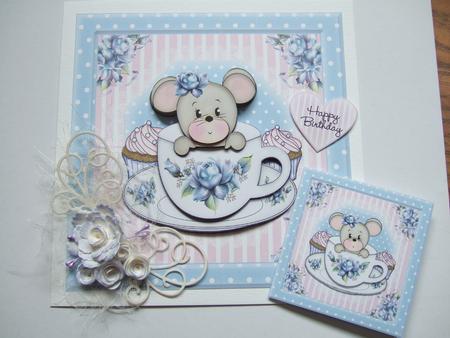 Teacup Mouse Mini Kit by Beverley Hazelgrave