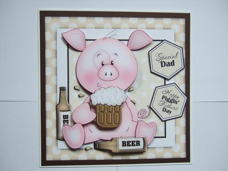Piggin' Cheers Mini Kit by Beverley Hazelgrave