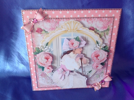 A Very Fair Lady Card Front Kit by Beverley Pleasants