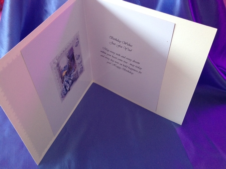 Beauty In Lilac Card Front Kit by Beverley Pleasants
