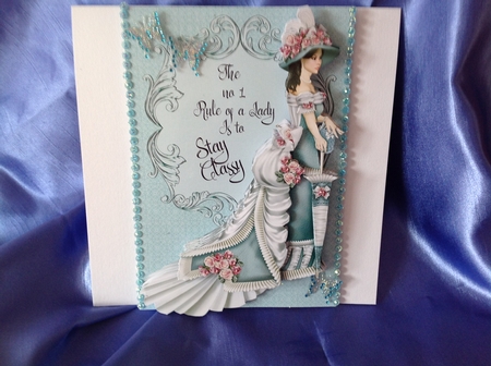 Classy In Blue Mini Kit by Beverley Pleasants