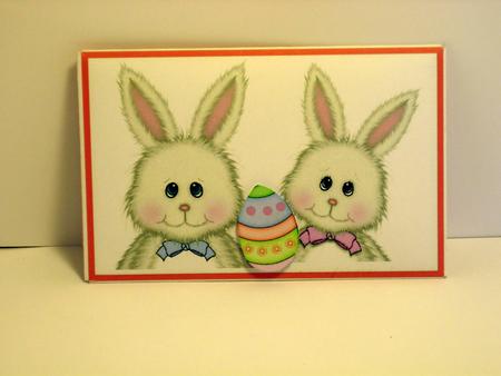 Whose a Happy Bunny - Gift/money by bev potter