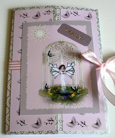 Fairy with Butterflies by bev potter