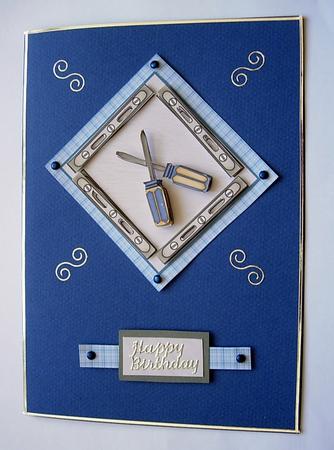 Tools Decoupage Toppers- Screwdrivers by bev potter