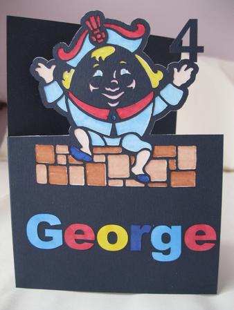 Humpty Dumpty Card by Beverley Rollings