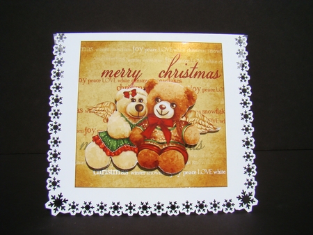 Merry Christmas  Bears by Beverly Carmichael
