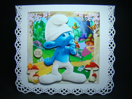 Forest Fun Smurf Style 1 Mini Kit by Beverly Carmichael