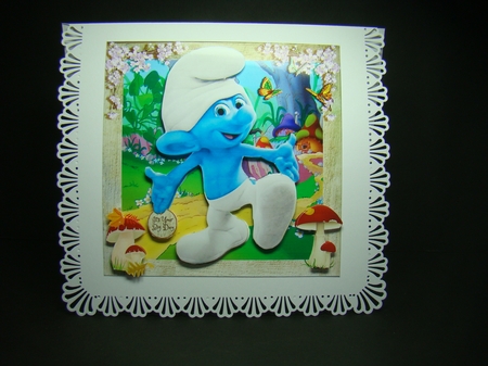 Forest Fun Smurf Style 2 Mini Kit by Beverly Carmichael