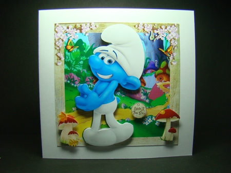 Forest Fun Smurf Style 3 Mini Kit by Beverly Carmichael