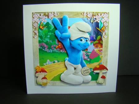 Forest Fun Smurf Style 4 Mini Kit by Beverly Carmichael