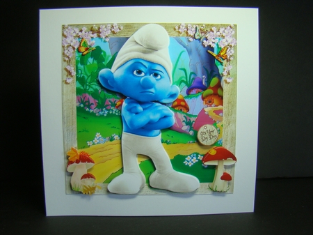 Forest Fun Smurf Style 6 Mini Kit by Beverly Carmichael