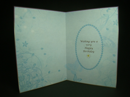 Soft Blue Butterfly Insert 1 by Beverly Carmichael