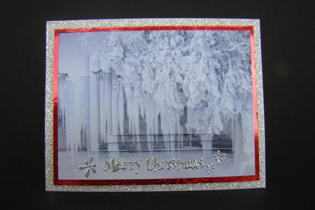 Icicle Snow Scene Pyramids by Beverly Carmichael