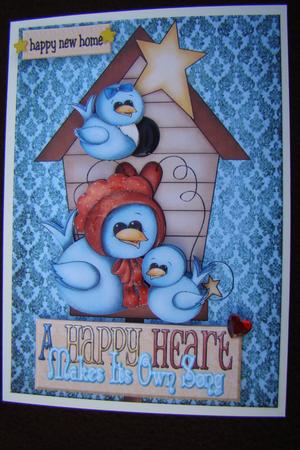 Country Happy Heart Birdhouse by Beverly Carmichael