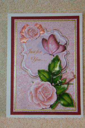 Roses and Butterflies by Beverly Carmichael