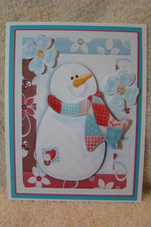 Snowman in a Scarf by Beverly Carmichael