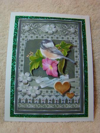 Chirpy, Chirpy Card Topper 1 by Beverly Carmichael