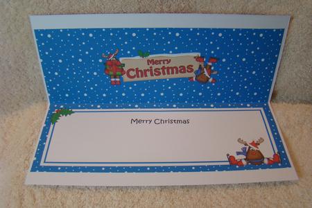Christmas Rudolph Signpost Large Dl Matching Insert by Beverly Carmichael