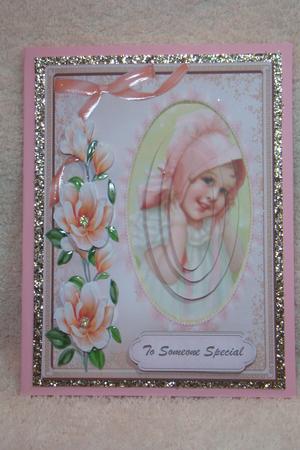 Beautiful Bonnet Girl in (pyramarge ) by Beverly Carmichael