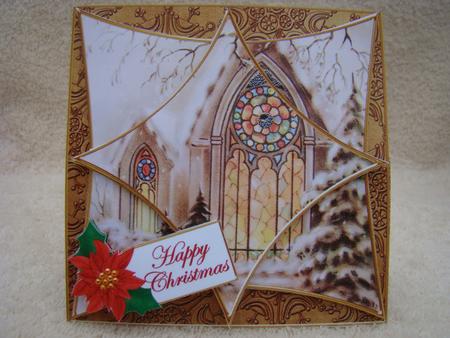 Church Window 3D Star Card Mini Kit by Beverly Carmichael