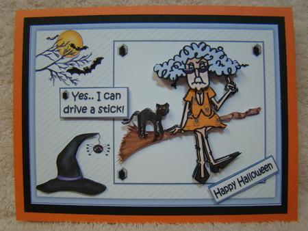 Stella Can Drive a Stick Halloween/birthday by Beverly Carmichael