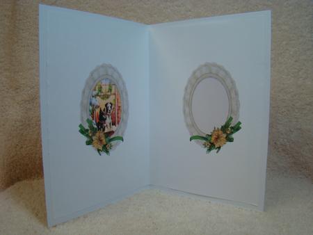 Vintage Westie Christmas Side Stacker Insert by Beverly Carmichael