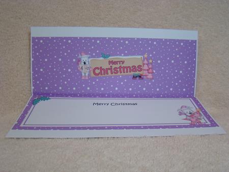 Christmas Westie Dog Signpost Large Dl Matching Insert by Beverly Carmichael