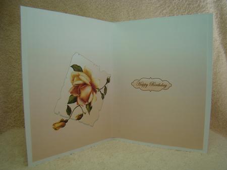 Insert Autumn Rose on Paper and Lace by Beverly Carmichael