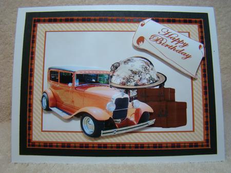 Old Tan Car Quick Card by Beverly Carmichael