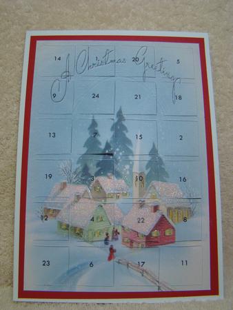 Village Church Advent Calendar by Beverly Carmichael