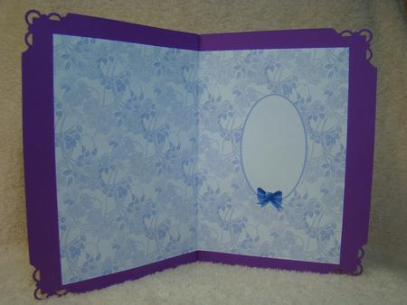 Floral Insert Blue by Beverly Carmichael