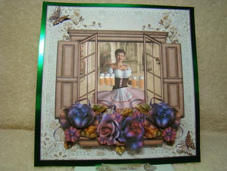 The Oktoberfest Window Card Front Mini Kit by Beverly Carmichael