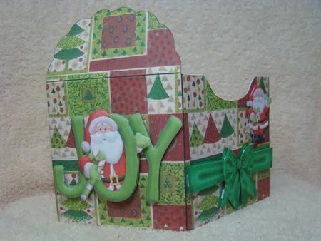 Christmas Joy Envelope Card Kit by Beverly Carmichael