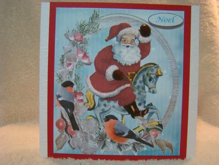 Toy Testing Santa Quick Topper & Insert by Beverly Carmichael