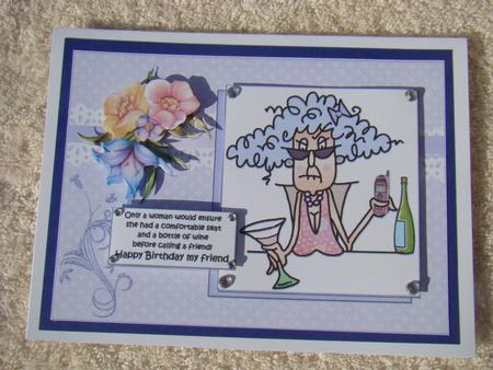 Stella Gets Comfortable for a Phone Call Quick Card by Beverly Carmichael