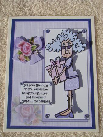 Stella Young Sweet and Innocent Quick Card by Beverly Carmichael