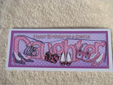 Large Dl Birthday Special Daughter Shoes Handbags Decoupage by Beverly Carmichael