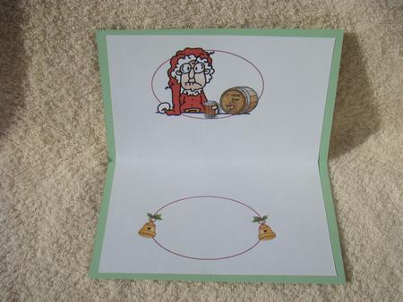Gus Sending Christmas Cheer Insert by Beverly Carmichael