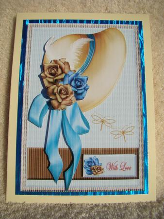 Vintage Roses Hat by Beverly Carmichael