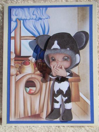 What Big Teeth You Have Card Front 2 by Beverly Carmichael