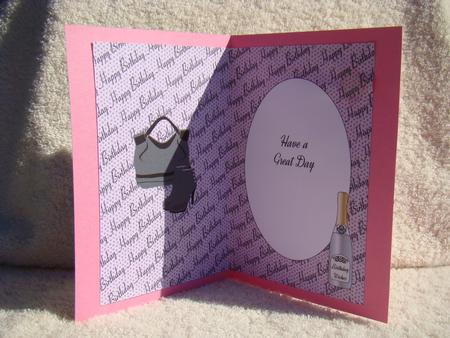 Bag, Bubbly and Ankle Boots Insert by Beverly Carmichael