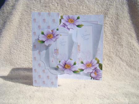 A Christmas Prayer No Hole Fold Back Card by Beverly Carmichael