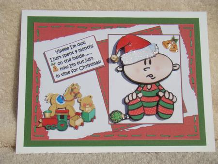 Yipee I'm Out New Christmas Baby by Beverly Carmichael