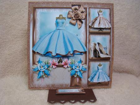 1950's Beautiful Boutique Card Front Mini Kit by Beverly Carmichael