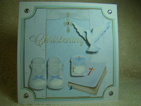 Christening Baby Boy by Beverly Carmichael