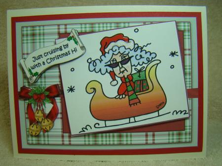 Stella's Christmas Hi Quick Card by Beverly Carmichael